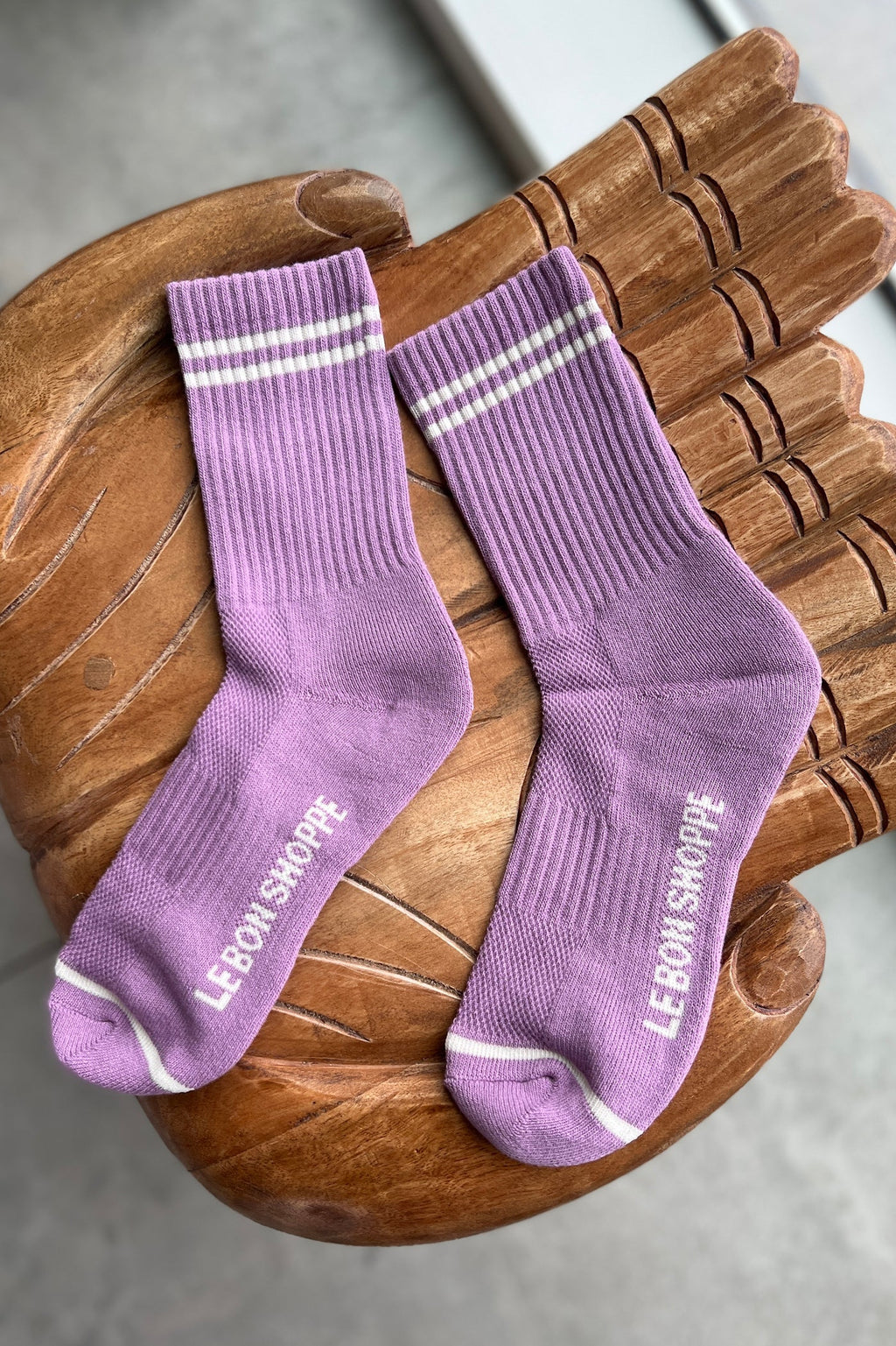 Boyfriend Socks Grape