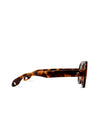Jane in Brown Tortoise Blue Lens