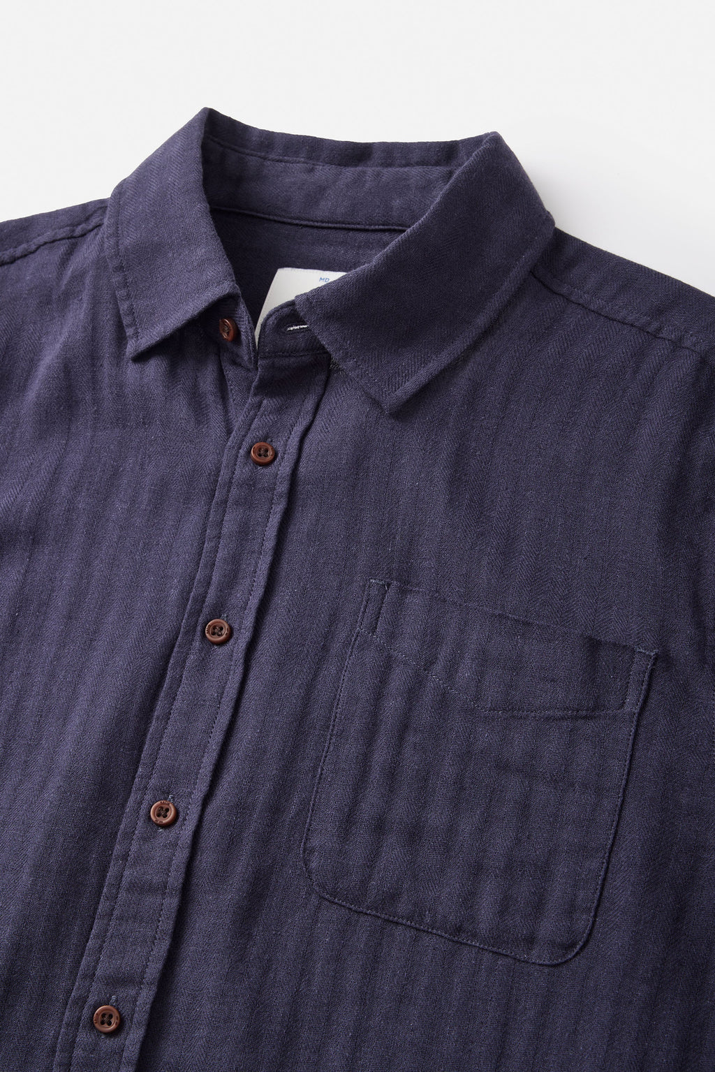 Alan Solid LS Shirt Polar Navy