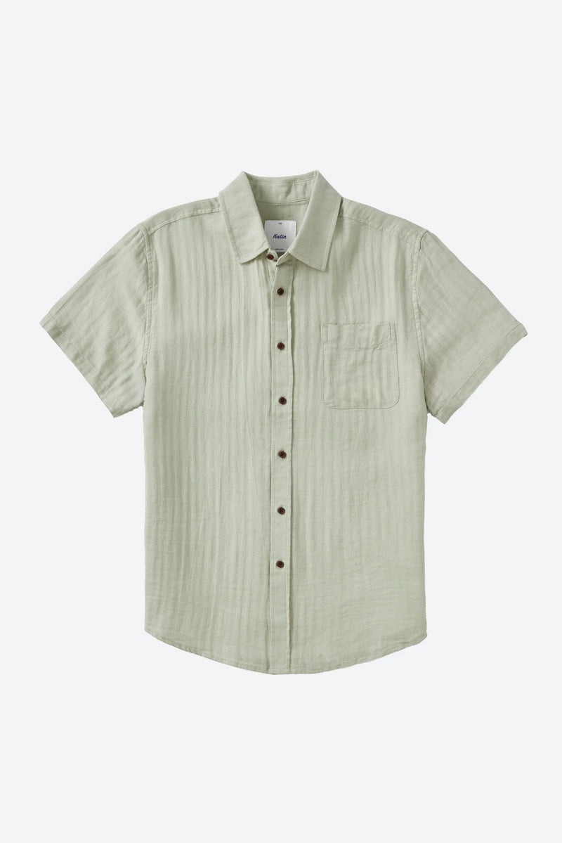 Alan Solid Shirt Desert Sage