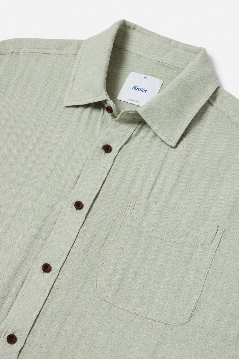 Alan Solid Shirt Desert Sage