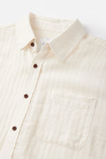 Alan Solid Shirt Vintage White