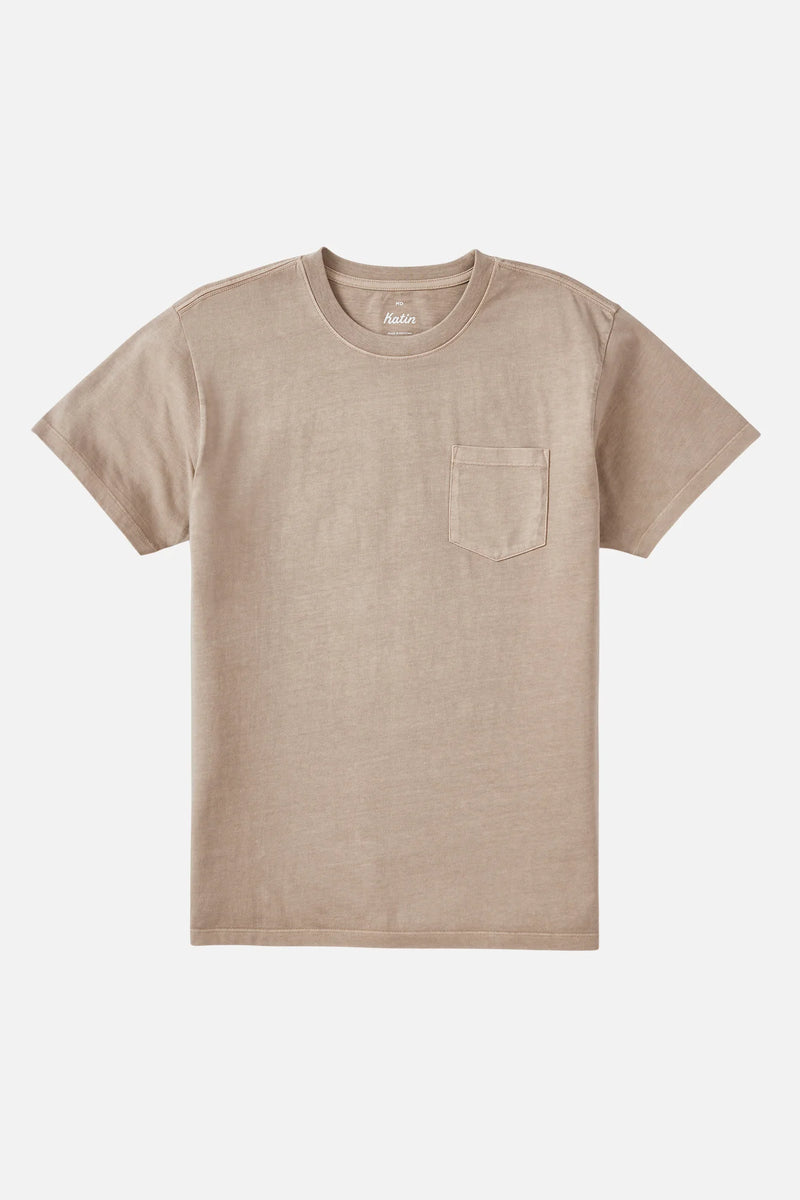 Base Tee Vintage Khaki Pigment Dye