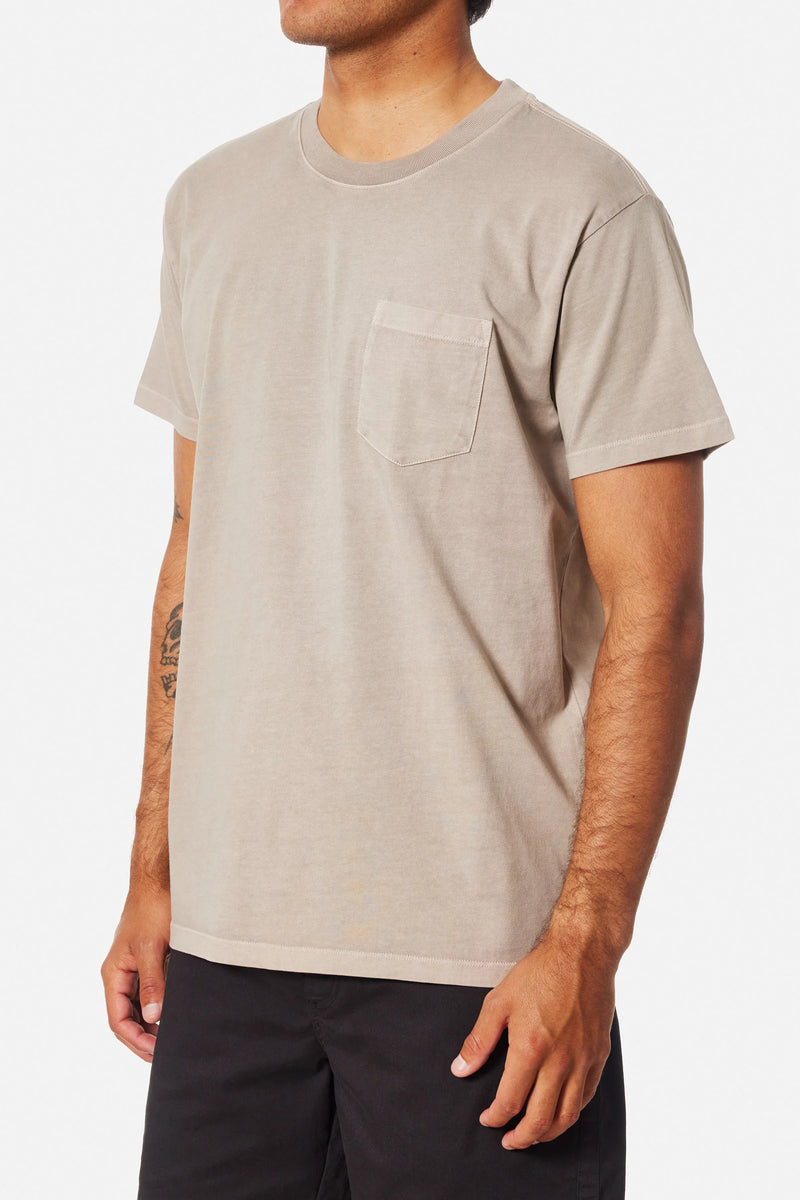 Base Tee Vintage Khaki Pigment Dye