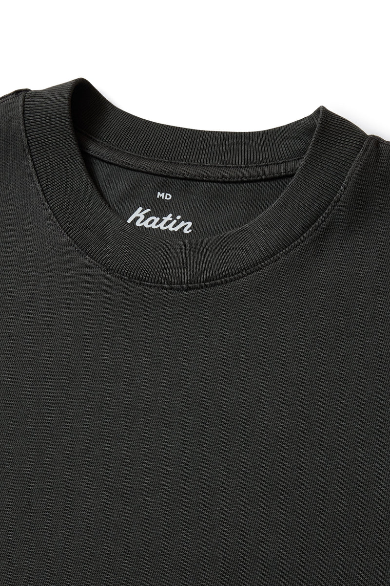 Box Fit Heritage Tee Black Wash