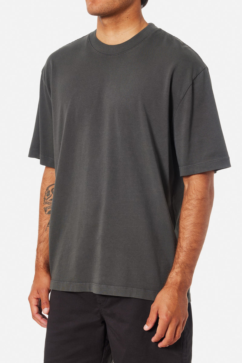 Box Fit Heritage Tee Black Wash