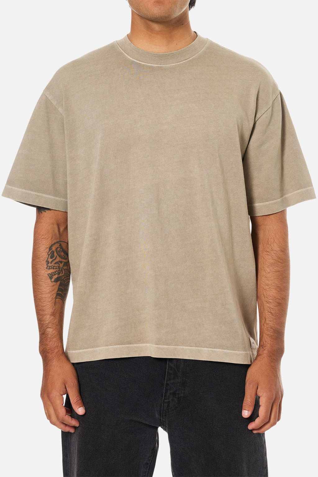 Box Fit Tee Vintage Khaki
