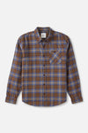 Derek Flannel Washed Blue