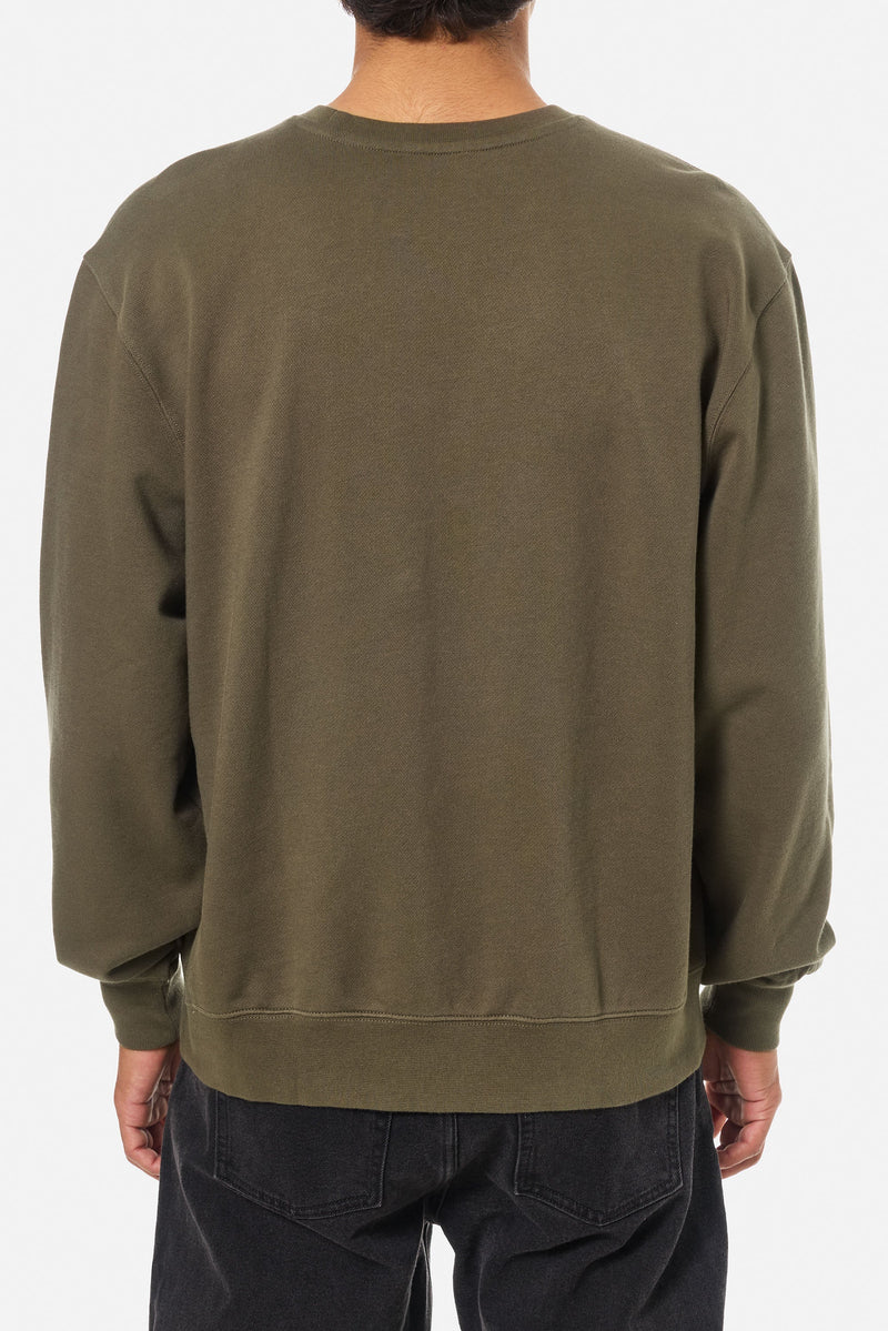 Embroidered Crewneck Shadow