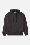 Embroidered Hoodie Black Wash