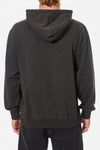Embroidered Hoodie Black Wash
