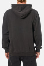Embroidered Hoodie Black Wash