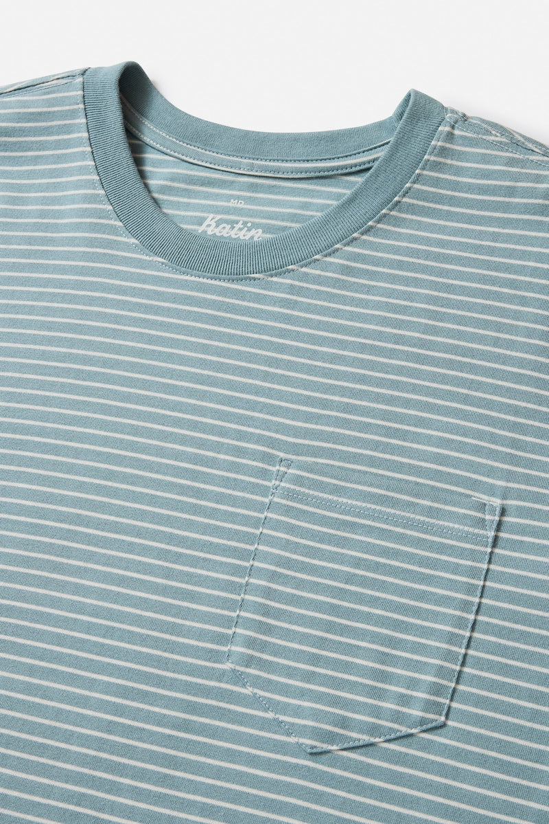 Finley Pocket Tee Lago Blue