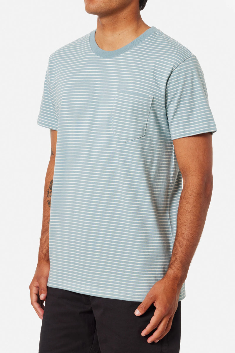 Finley Pocket Tee Lago Blue