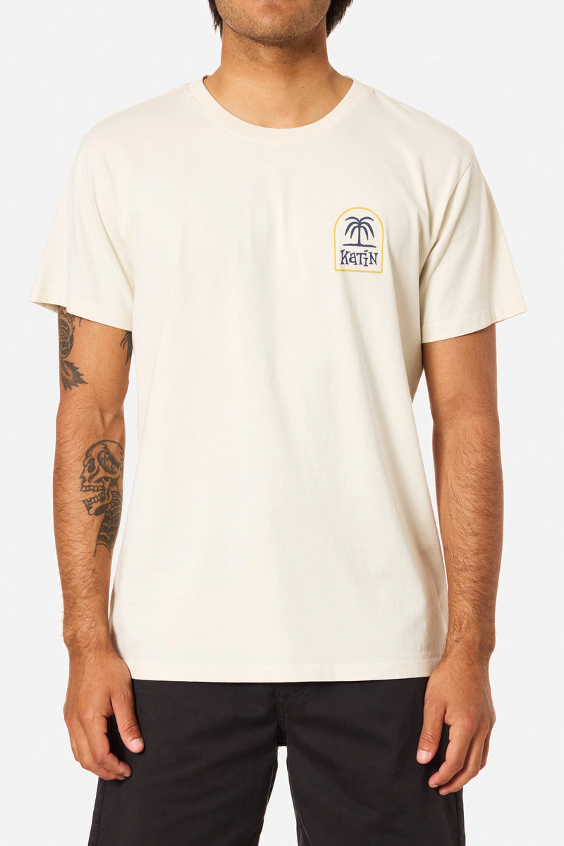 K Palm Tee Vintage White
