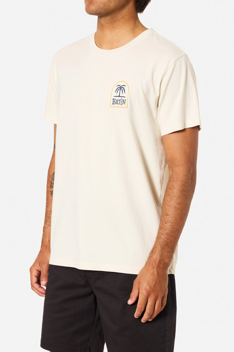 K Palm Tee Vintage White