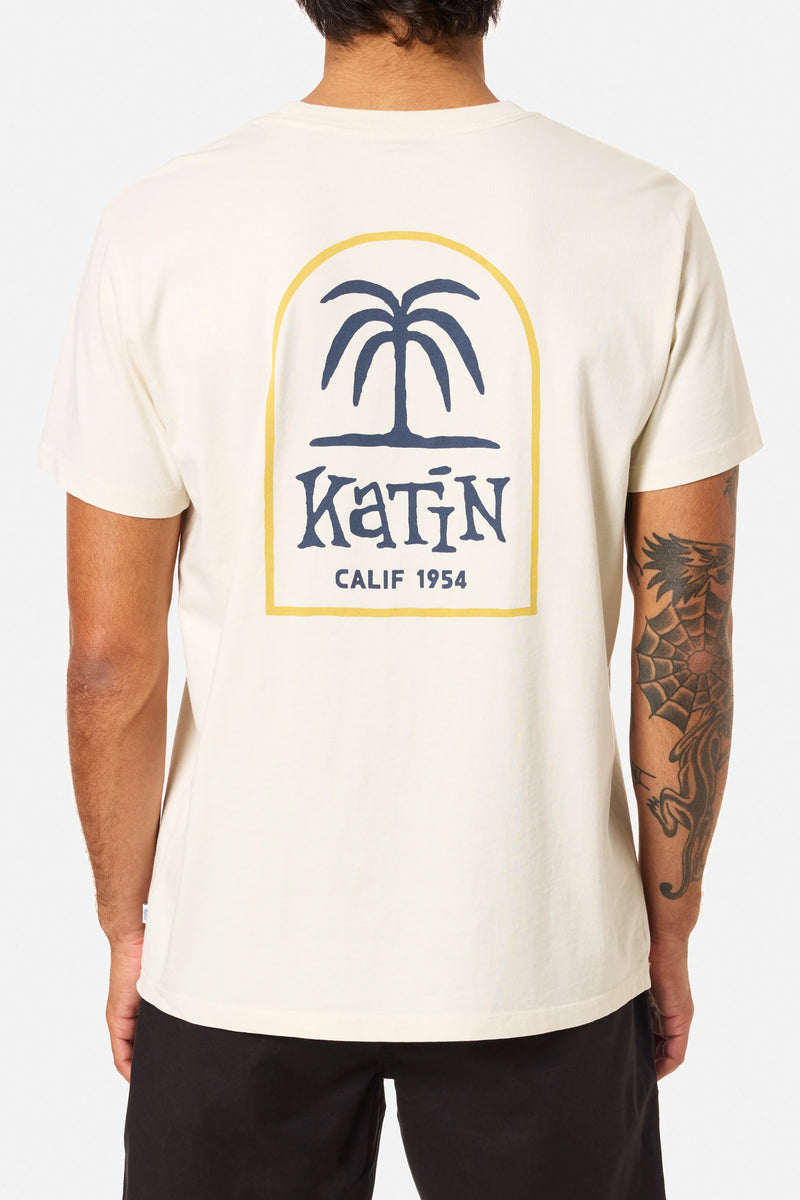 K Palm Tee Vintage White