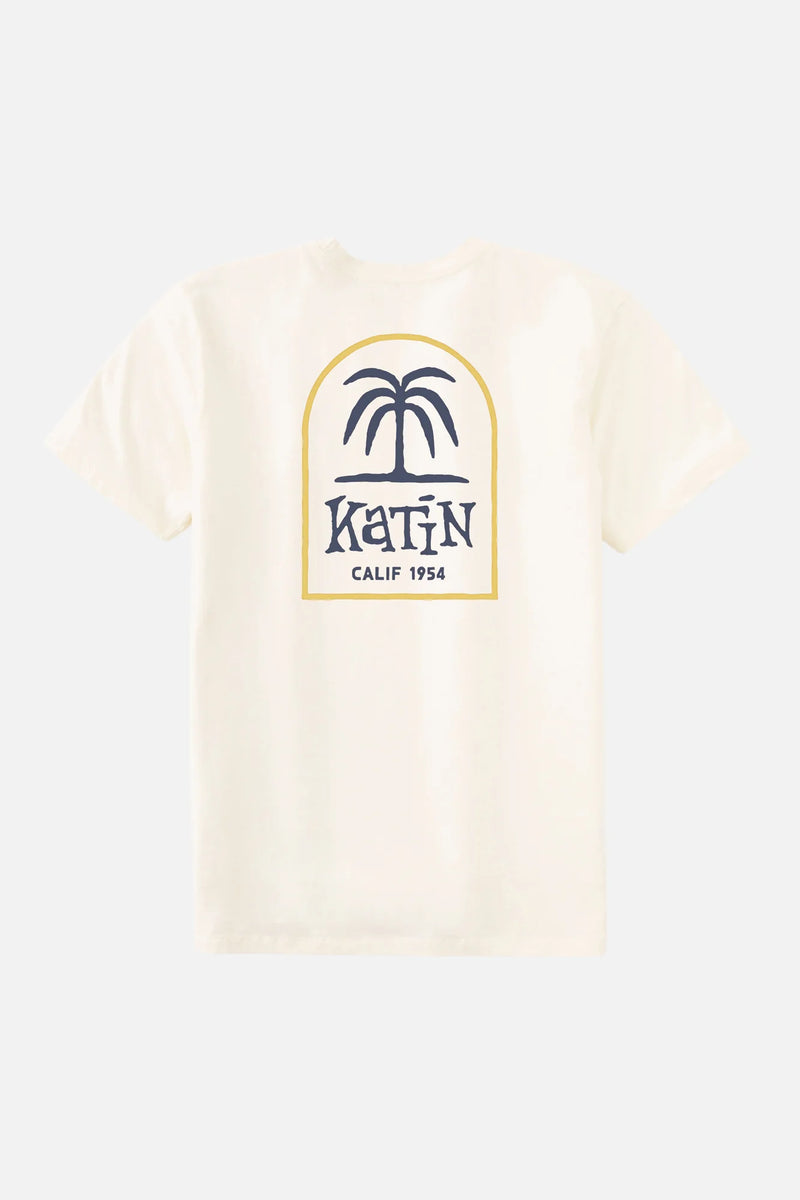 K Palm Tee Vintage White