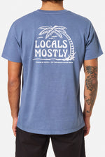 Locals Tee Blue Pigment Dye