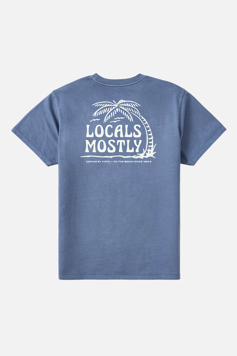 Locals Tee Blue Pigment Dye