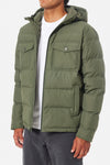 OTG Summit Hooded Down Jacket Thyme