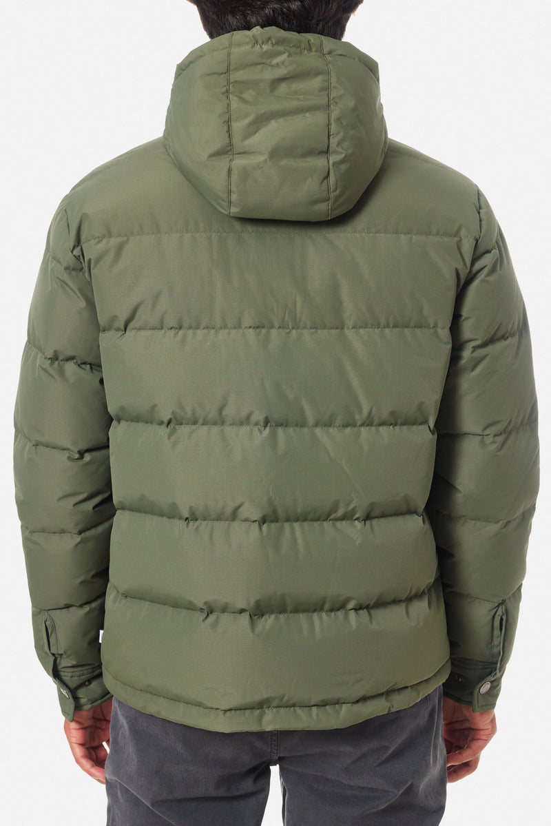 OTG Summit Hooded Down Jacket Thyme