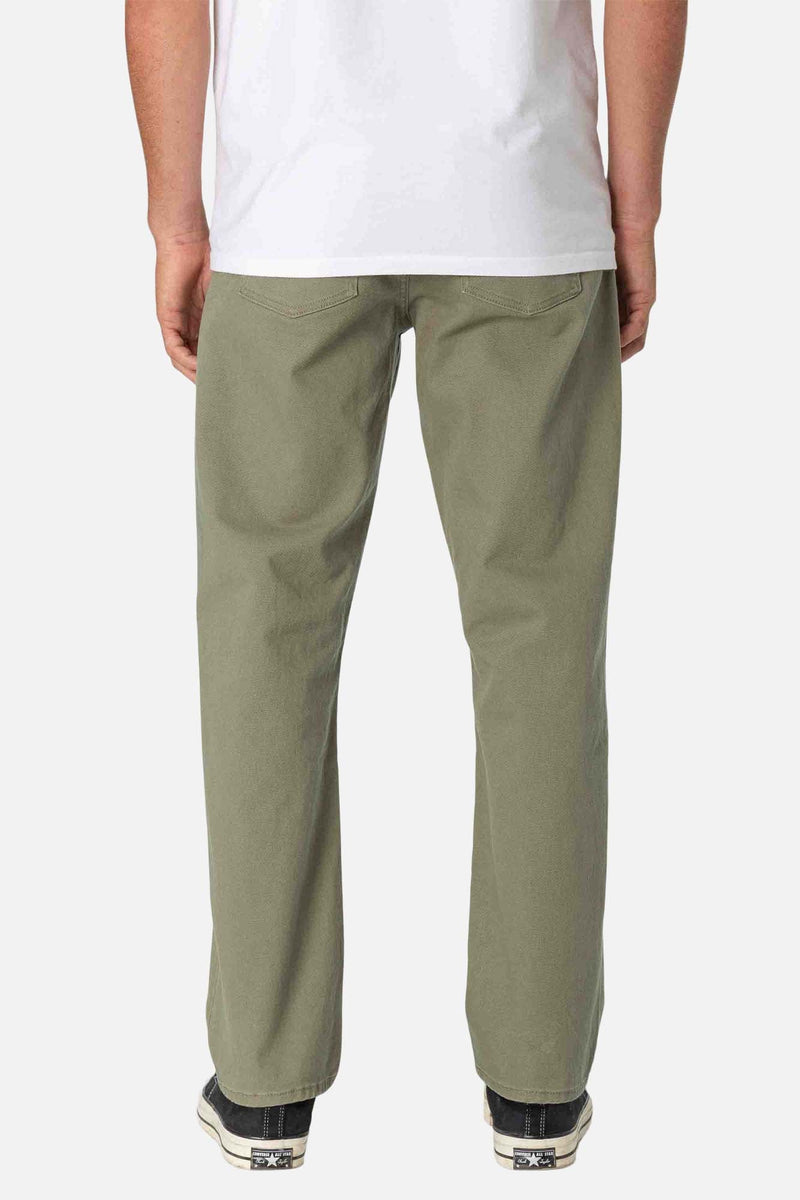 Ren 57 Classic Straight Bull Denim Covert Green