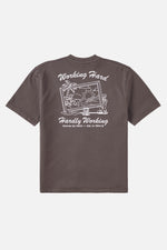 Trabajo Relaxed Tee Black Wash Pigment Dye