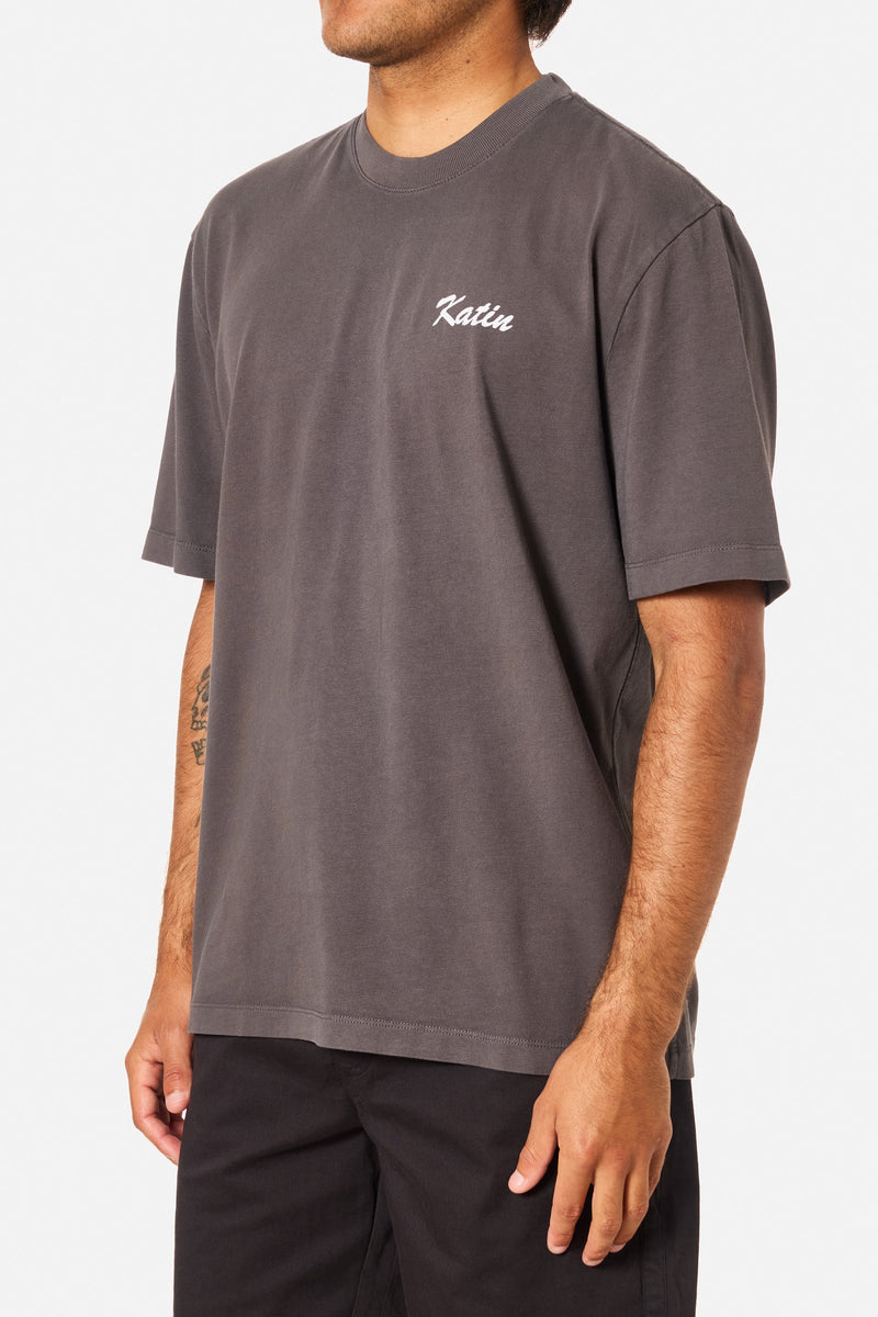 Trabajo Relaxed Tee Black Wash Pigment Dye