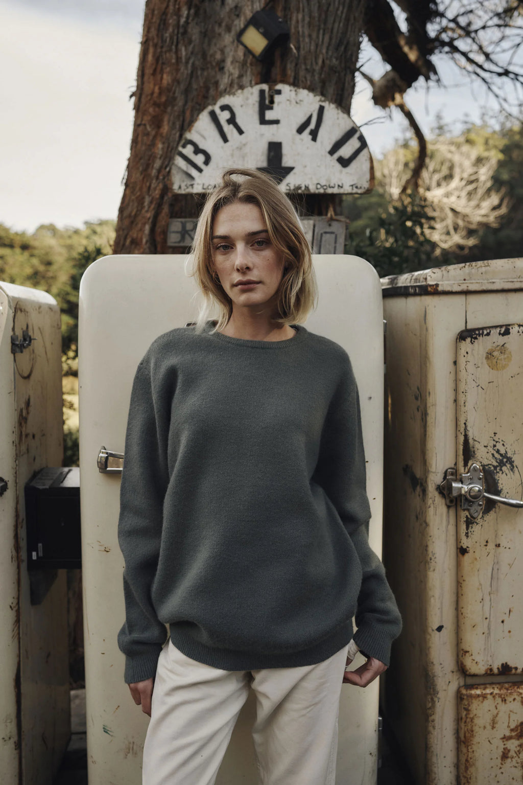 Rivers Sweater Grey Green
