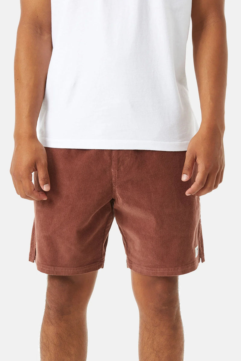 Cord Local Short Dark Clay