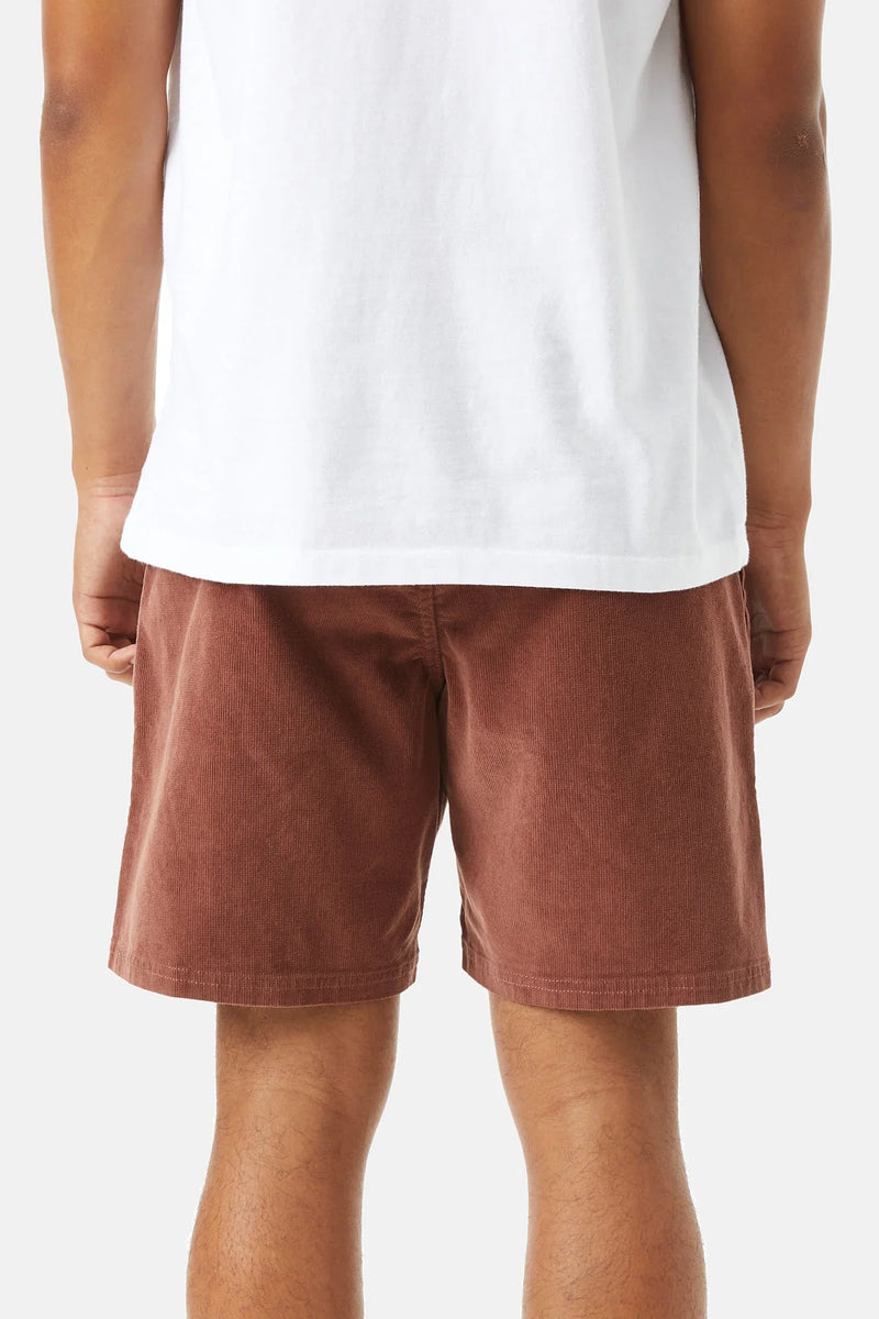 Cord Local Short Dark Clay