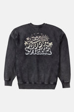 Dune Crew Sweatshirt Black Sand  Wash