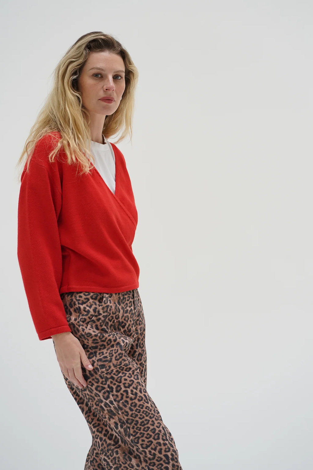 Amira Sweater Red