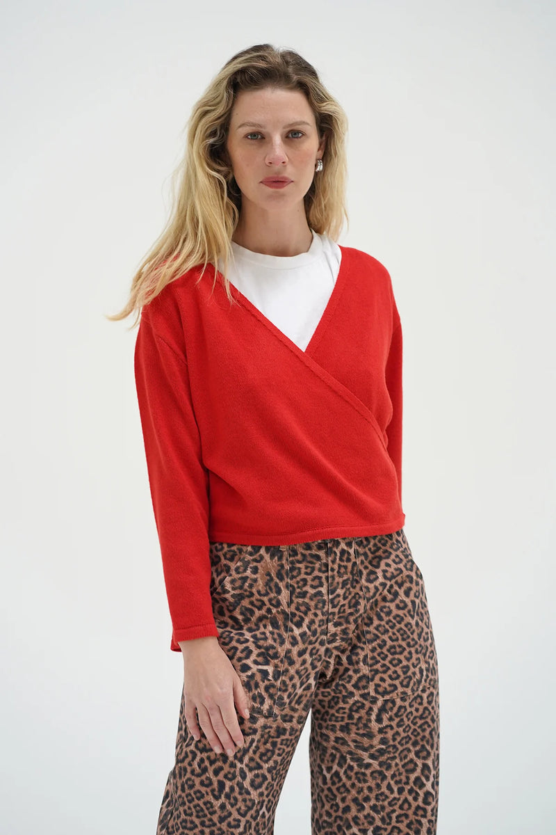 Amira Sweater Red