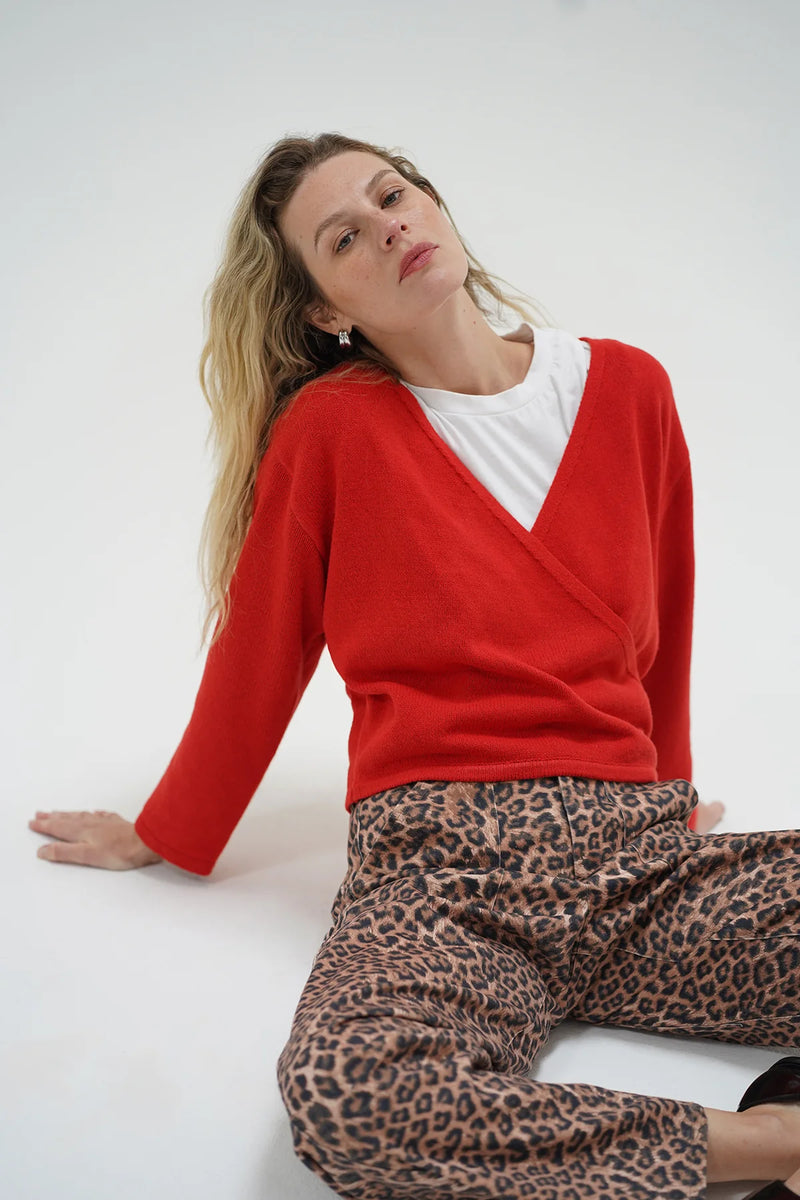 Amira Sweater Red
