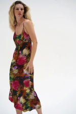 Josie Slip Dress Blurred Floral