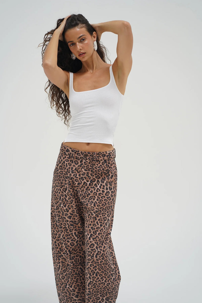 Cross Creek Leopard Pant