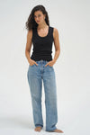Double Layer Scoop Tank Black