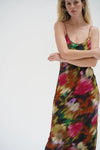 Josie Slip Dress Blurred Floral