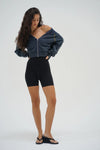 Lennon Zip Up Hoodie Stone Wash