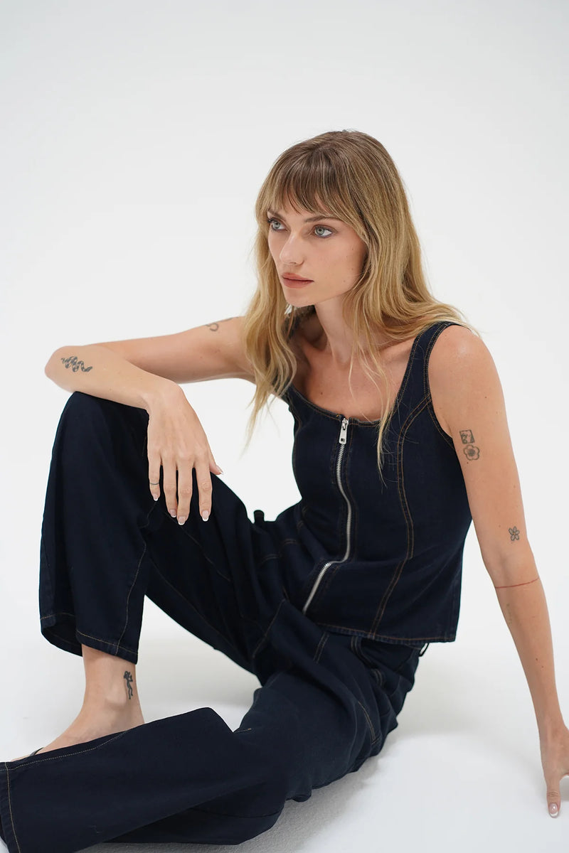 Cross Creek Pant Raw Look Denim