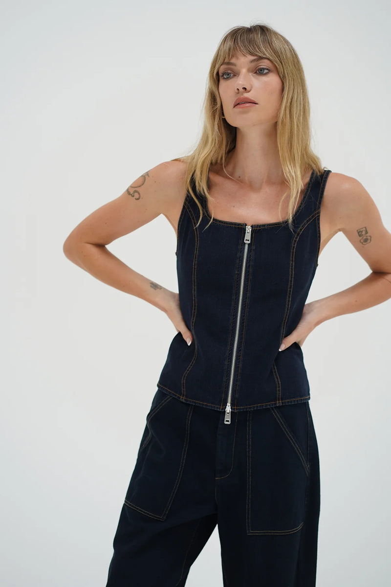 Cross Creek Pant Raw Look Denim