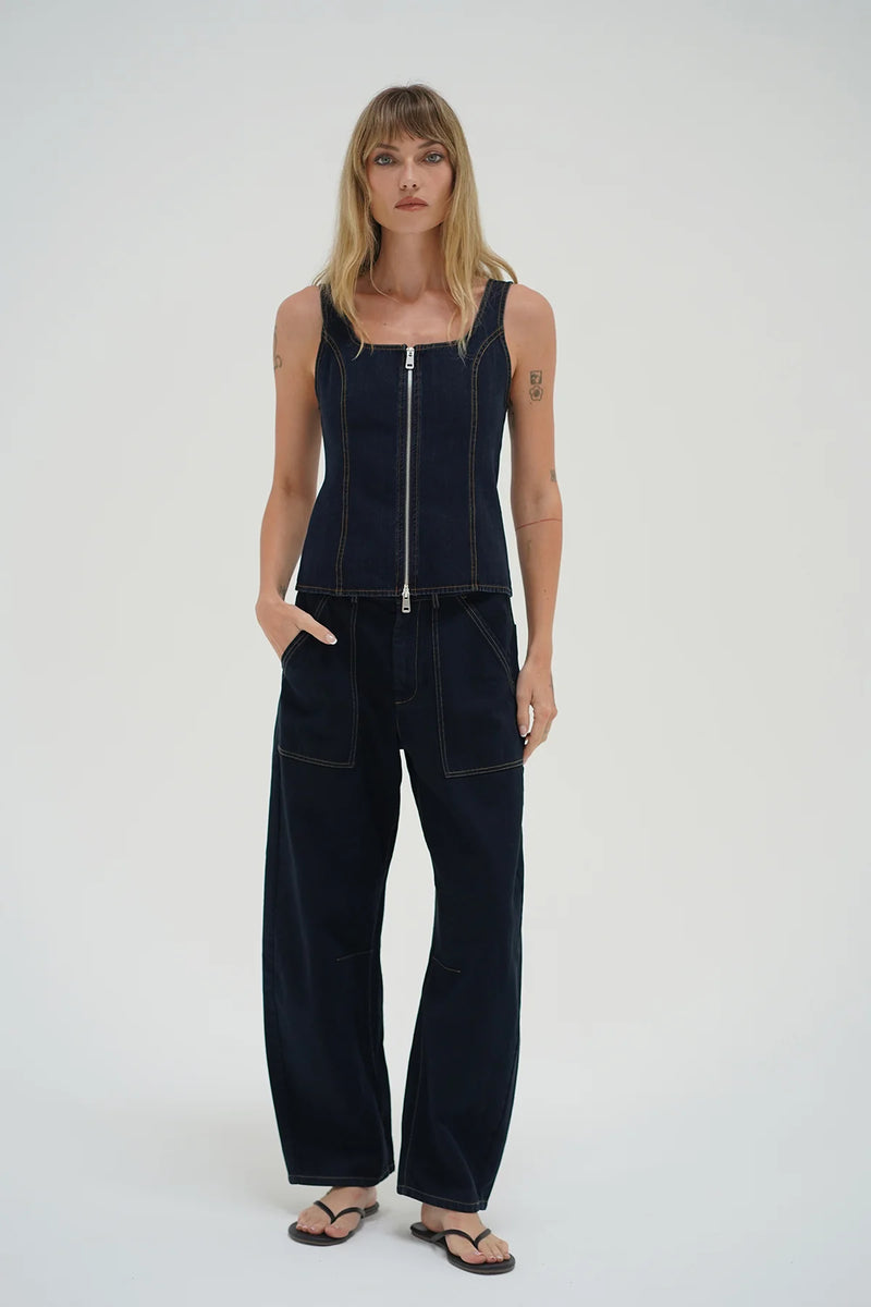 Cross Creek Pant Raw Look Denim