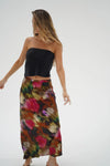 Zia Midi Skirt Blurred FLoral