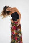Zia Midi Skirt Blurred FLoral