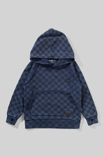 Raceme Hoodie Washed DK Denim