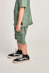 Fave Cargo Shorts Washed Greeen