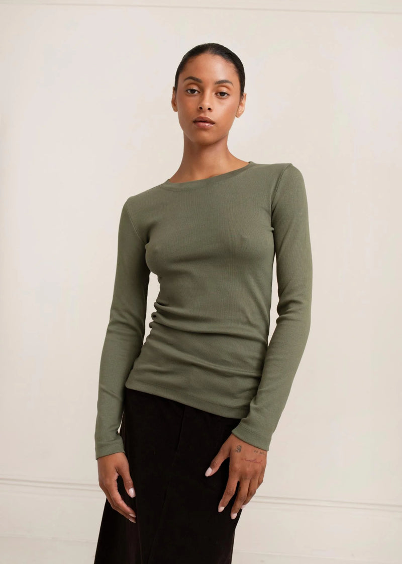 Lisa Long Sleeve Bronze Green
