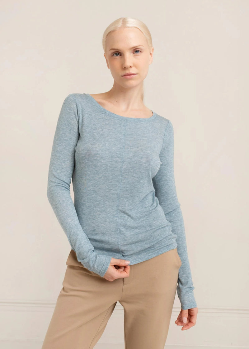 Zuri Long Sleeve Smoky Blue